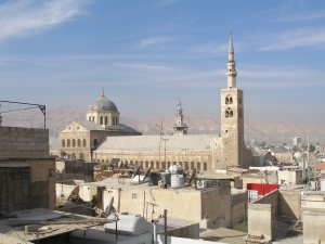 Damascus' Great Umayyad Mosque with its Jesus Minaret