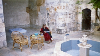 Bait Baroudi pre-restoration courtyard