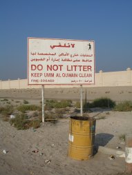 Education about litter is increasing (Copyright Diana Darke)