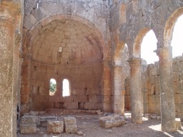 The apse at Qalb Lozeh, 5th century [copyright Diana Darke]